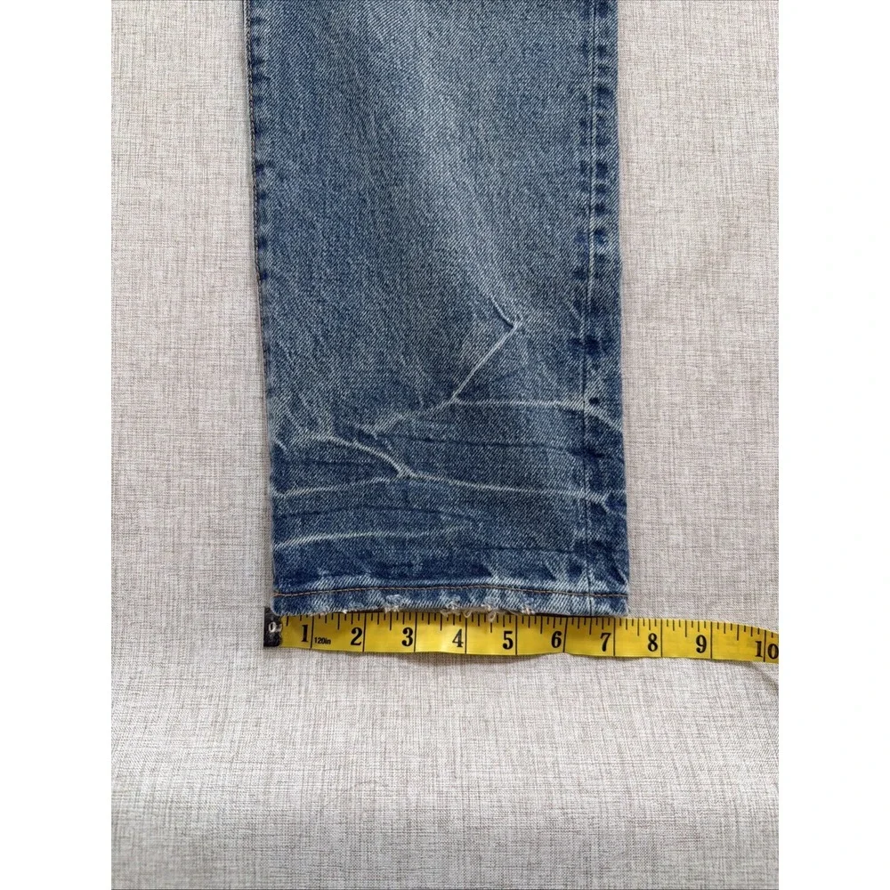 Todd Snyder Selvedge Jeans 34X32 Japanese Denim Button Fly Wash Distressed